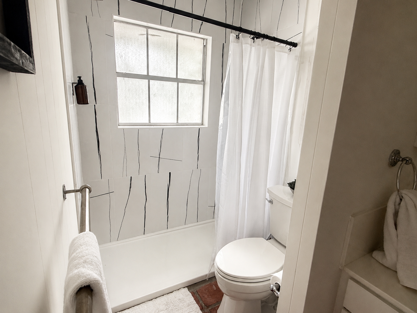 A bathroom in the Retreat House
