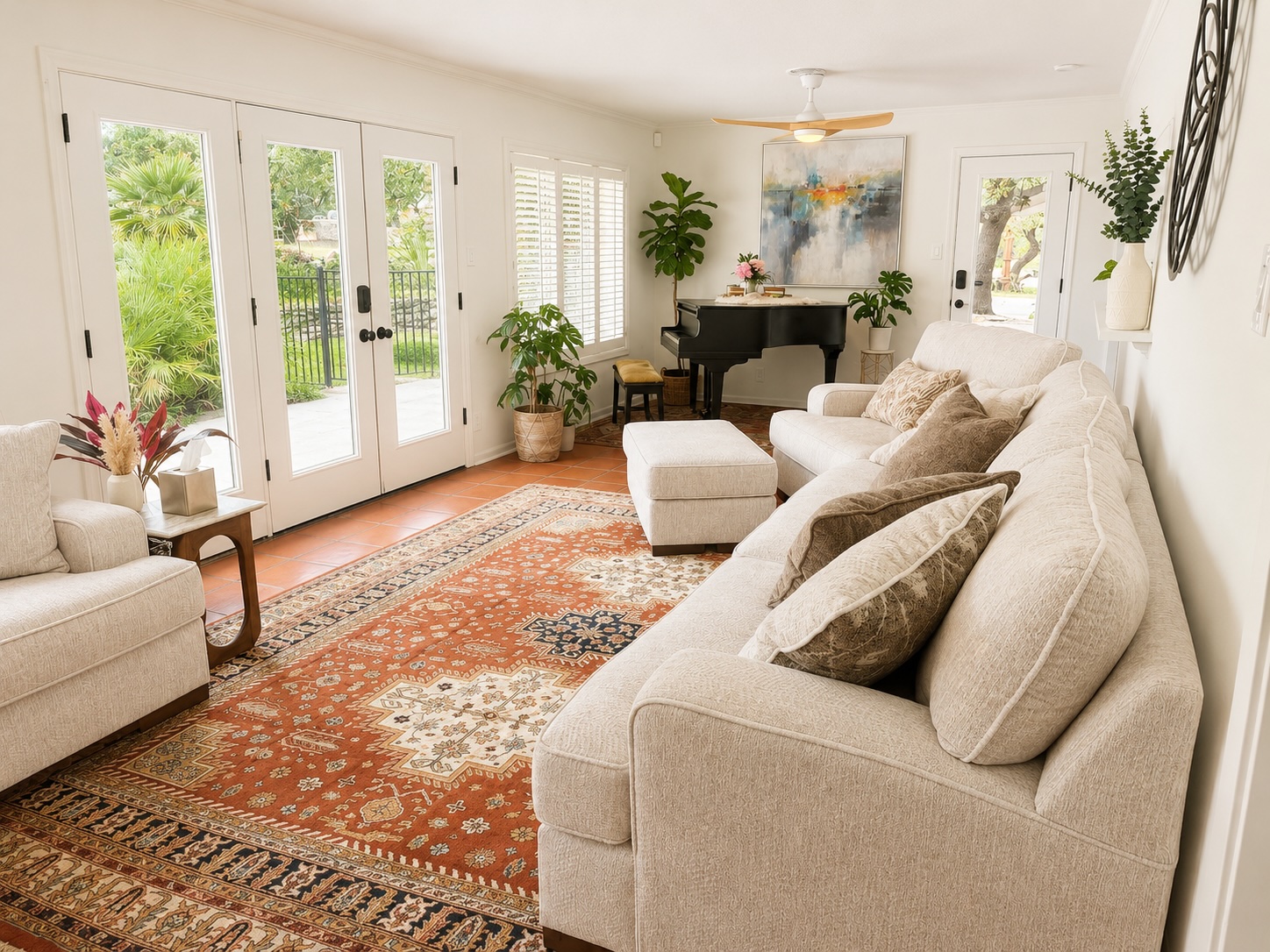 Retreat House living room